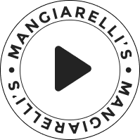 Play button with Mangiarelli's text circle.